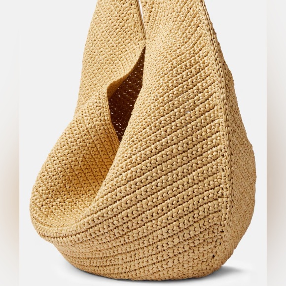 Khaite Olivia Large Raffia Bag, Natural raffia - Picture 4 of 17